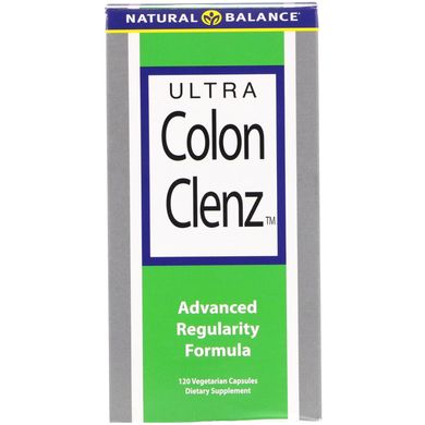 Для очистки кишківника, Ultra Colon Clenz, Natural Balance, 120 вегетаріанських капсул