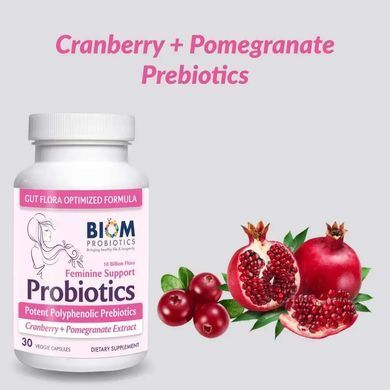 Женский пробиотик при вагинальных инфекциях Biom Probiotics (Probiotic For Vaginal Infection) 30 капсул купить в Киеве и Украине