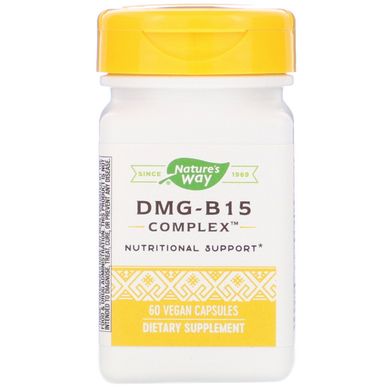 Вітамін B15-плюс Enzymatic Therapy (DMG-B15-Plus) 60 капсул