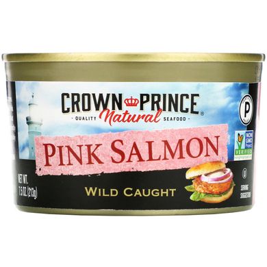 Рожевий лосось з Аляски, Crown Prince Natural, 7,5 унції (213 г)