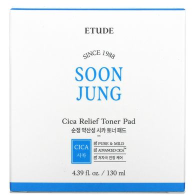 Etude, Soon Jung, Тонирующая губка Cica Releif, 4,39 жидких унций (130 мл) купить в Киеве и Украине
