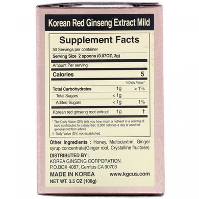 М'який екстракт корейського червоного женьшеню Cheong Kwan Jang (Korean Red Ginseng Extract Mild) 100 г