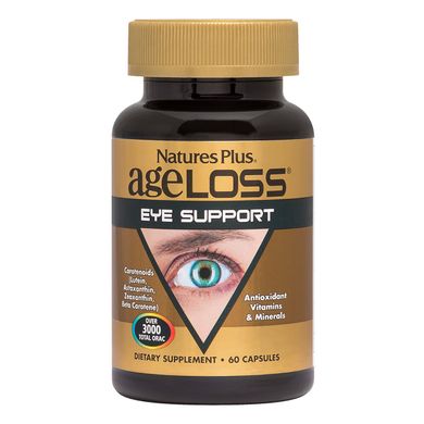 Комплекс для захисту та покращення зору Nature's Plus (Ageloss Eye Support) 60 капсул
