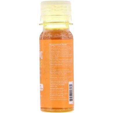 Collagen drink Vital Proteins (Glow Collagen Shot) with turmeric, pineapple, and lime flavor 59 ml.