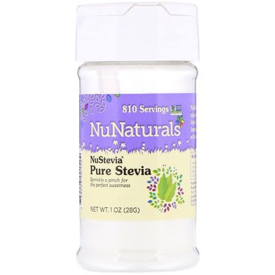 NuStevia, чистий екстракт, NuNaturals, 1 унція (28 г)