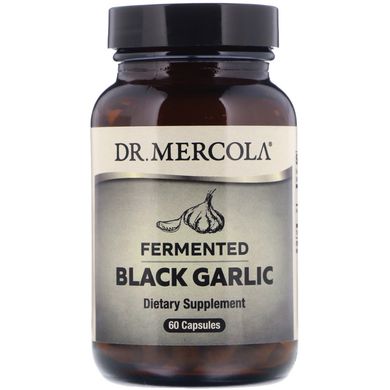 Чорний часник ферментований Dr. Mercola (Black Garlic) 400 мг 60 капсул