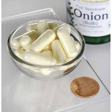 Лук (луковица), Full Spectrum Onion (Bulb), Swanson, 400 мг, 60 капсул купить в Киеве и Украине