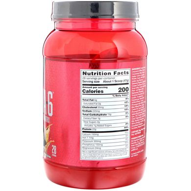 Syntha-6, білковий порошок найвищої якості для сухої м'язової маси, зі смаком шоколаду і арахісового масла, 2,91 фунта, BSN, (1,32 кг)