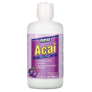 Сік Асаї Now Foods (Acai Superfruit Juice) 946 мл