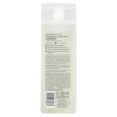 Balanced moisturizing and cleansing shampoo in a 50:50 ratio