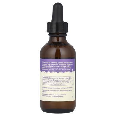 Stevia, alcohol-free, Stevia, NuNaturals, 59 ml