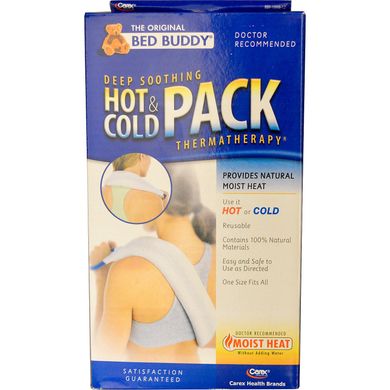 Холодний і гарячий пакет, глибока заспокійлива термо-терапія, один розмір, Bed Buddy, 2 шт