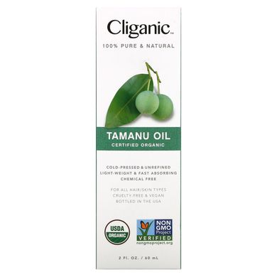 Cliganic, 100% чисте та натуральне масло, таману, 2 рідких унції (60 мл)