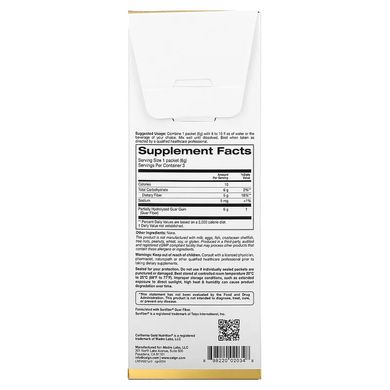 Пребіотичне волокно California Gold Nutrition (Prebiotic Fiber) 3 пакетики по 6 г