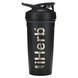 Термошейкер из нержавиючои стали iHerb Goods (Strada Insulated Stainless Steel Blender Bottle) 710 мл черный фото