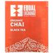 Equal Exchange, Органічний чорний чай з чаєм, 20 чайних пакетиків, 1,41 унція (40 г) фото