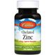 Цинк хелат, Chelated Zinc, Carlson Labs, 30 мг, 100 жевательных таблеток фото