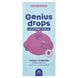 JoySpring, Genius Drops, рослинна формула, смарт-ягоди й ваніль, 30 мл (1 рідк. унція) фото