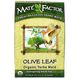Органічний Йєрба Мате з оливкових листя, Olive Leaf Organic Yerba Mate, Mate Factor, 20 чайних пакетиків, 2,47 унції (70 г) фото