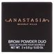 Двойной порошок для бровей, нежно-коричневый, Anastasia Beverly Hills, 0,06 унции (1,6 г) фото