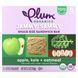 Plum Organics, Jammy Sammy, батончик-сендвіч, для дітей від 15 місяців, яблуко, капуста й вівсянка, 5 батончиків по 29 г (1,02 унції) фото