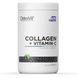 Колаген та вітамін С смак чорна смородина OstroVit (Collagen + Vitamin C) 400 г фото