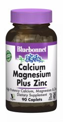 Кальцій Магній + Цинк Bluebonnet Nutrition (Calcium Magnesium + Zinc) 90 капсул