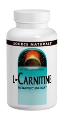 L-карнітин Source Naturals (L-Carnitine) 250 мг 60 капсул