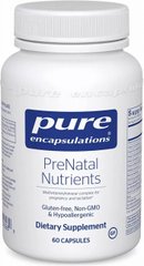 Мультивитамины для беременных Pure Encapsulations (PreNatal Nutrients) 60 капсул купить в Киеве и Украине