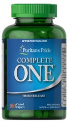 Complete One ™ Мультивитаминный релиз, Complete One™ Multivitamin Timed Release, Puritan's Pride, 180 таблеток купить в Киеве и Украине
