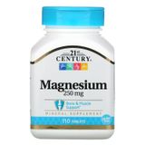 Описание товара: Магний 21st Century (Magnesium) 250 мг 110 таблеток