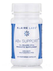 Пробіотики Klaire Labs (ABx Support) 60 вегетаріанських капсул