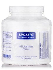 Глютамін Pure Encapsulations (L-Glutamine) 1000 мг 250 капсул
