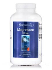 Магній цитрат, Magnesium Citrate, Allergy Research Group, 180 вегетаріанських капсул