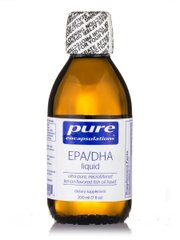 ЭПК и ДГК жидкий лимонный аромат Pure Encapsulations (EPA/DHA Liquid Lemon Flavor) 200 мл купить в Киеве и Украине