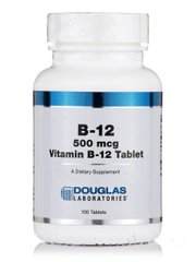 Витамин B12 Douglas Laboratories (B-12) 500 мкг 100 таблеток купить в Киеве и Украине