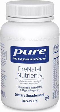 Мультивитамины для беременных Pure Encapsulations (PreNatal Nutrients) 60 капсул купить в Киеве и Украине