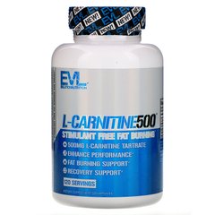 Карнітин 500, EVLution Nutrition, 120 капсул