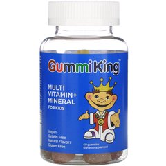 Мультивитамины и минералы для детей, GummiKing, 60 жевательных мармеладок купить в Киеве и Украине