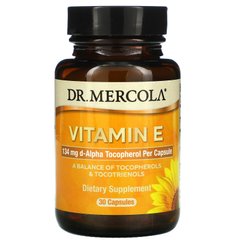 Витамин E Dr. Mercola (Vitamin E) 30 капсул купить в Киеве и Украине