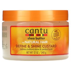Cantu, Олія ши для натурального волосся, заварний крем для надання блиску та надання блиску, 12 унцій (340 г)