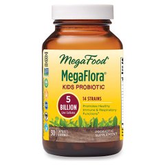 Детские пробиотики MegaFlora Kids Probiotic, MegaFood, 30 капсул купить в Киеве и Украине
