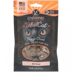 Vital Cat, висушені сублімацією ласощі для кішок, тунець, Vital Essentials, 1,1 унц (31,2 г)