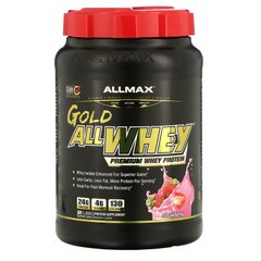 Сывороточный протеин ALLMAX Nutrition (AllWhey Gold) 907 г со вкусом клуникиб купить в Киеве и Украине