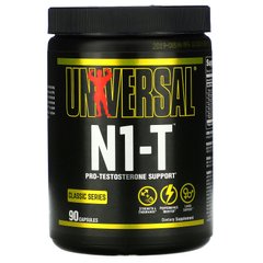 N1-T, Натуральная добавка с тестостероном, Universal Nutrition, 90 капсул купить в Киеве и Украине