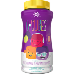 Жувальні вітаміни і мінерали для дітей Solgar (U-Cubes Multi-Vitamin & Mineral) 120 жувальних цукерок