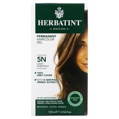 Краска для волос светлый-каштан Herbatint (Haircolor Gel) 5N 135 мл купить в Киеве и Украине