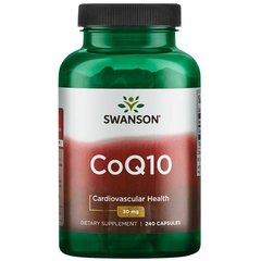 Коензим Q10, CoQ10 30, Swanson, 30 мг, 240 капсул