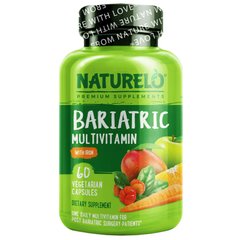 NATURELO, баріатричні мультивітаміни із залізом, 60 вегетаріанських капсул