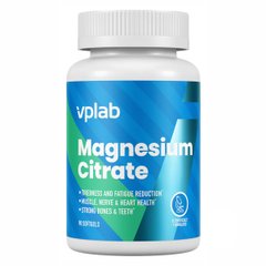 Цитрат магнію VPLab (Magnesium Citrate) 90 м'яких капсул